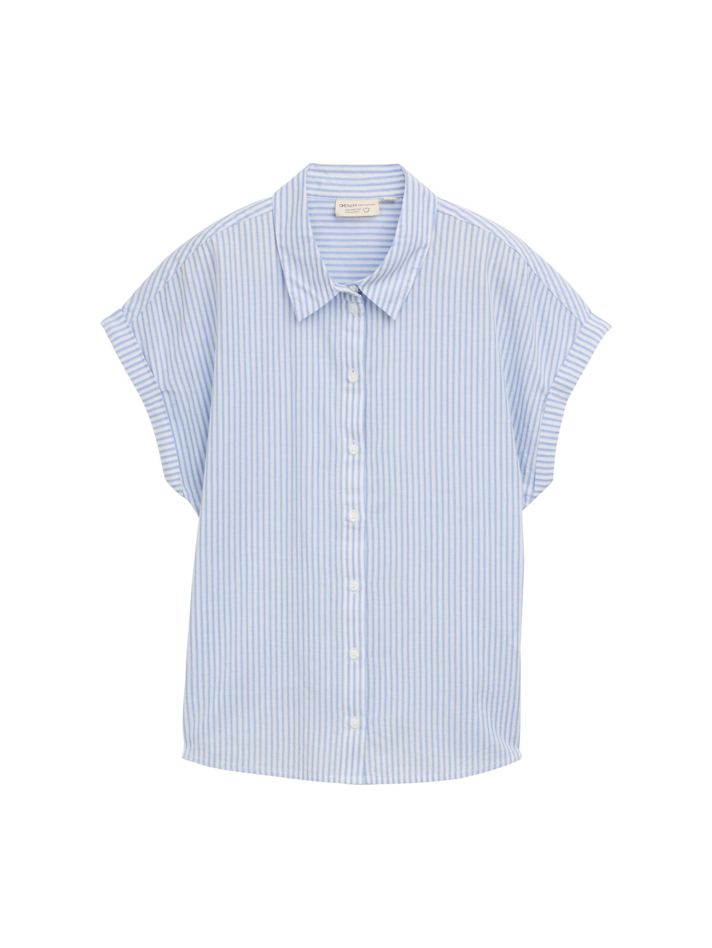 Loose Fit Bluse mit Streifenmuster