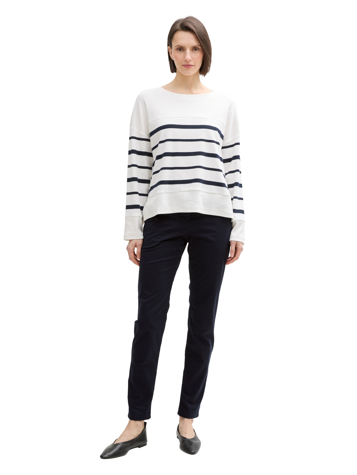 Slim Chino Hose mit Gürtel