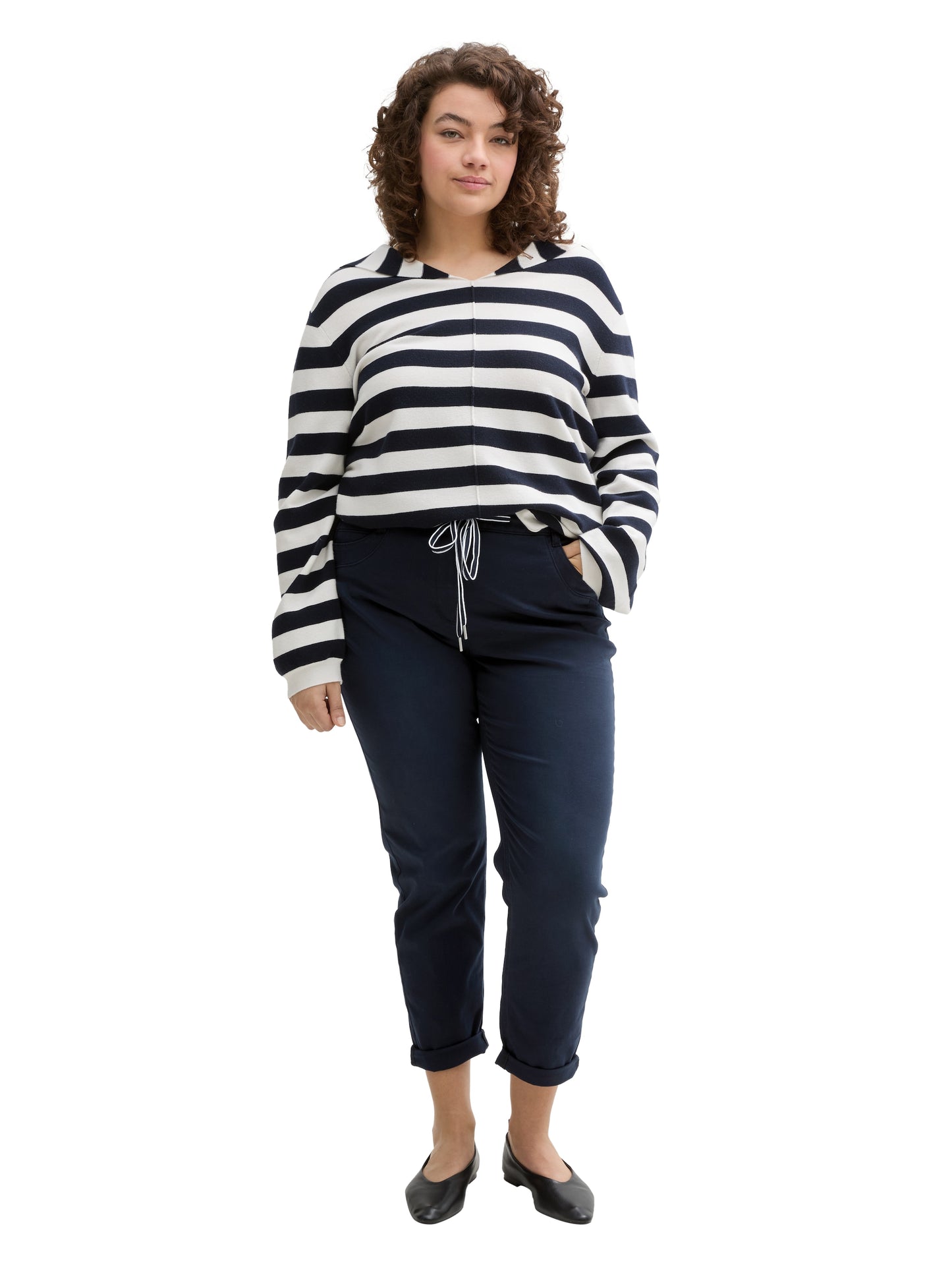 Plus Size - Cropped Slim Hose