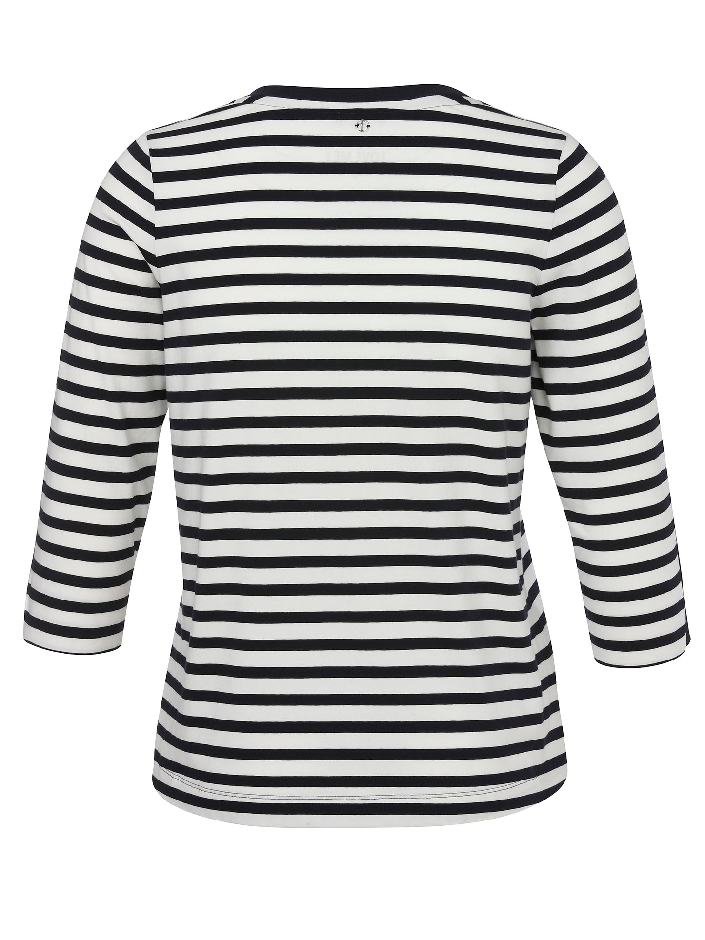 T-Shirt Rundhals 3/4 Arm Ringel