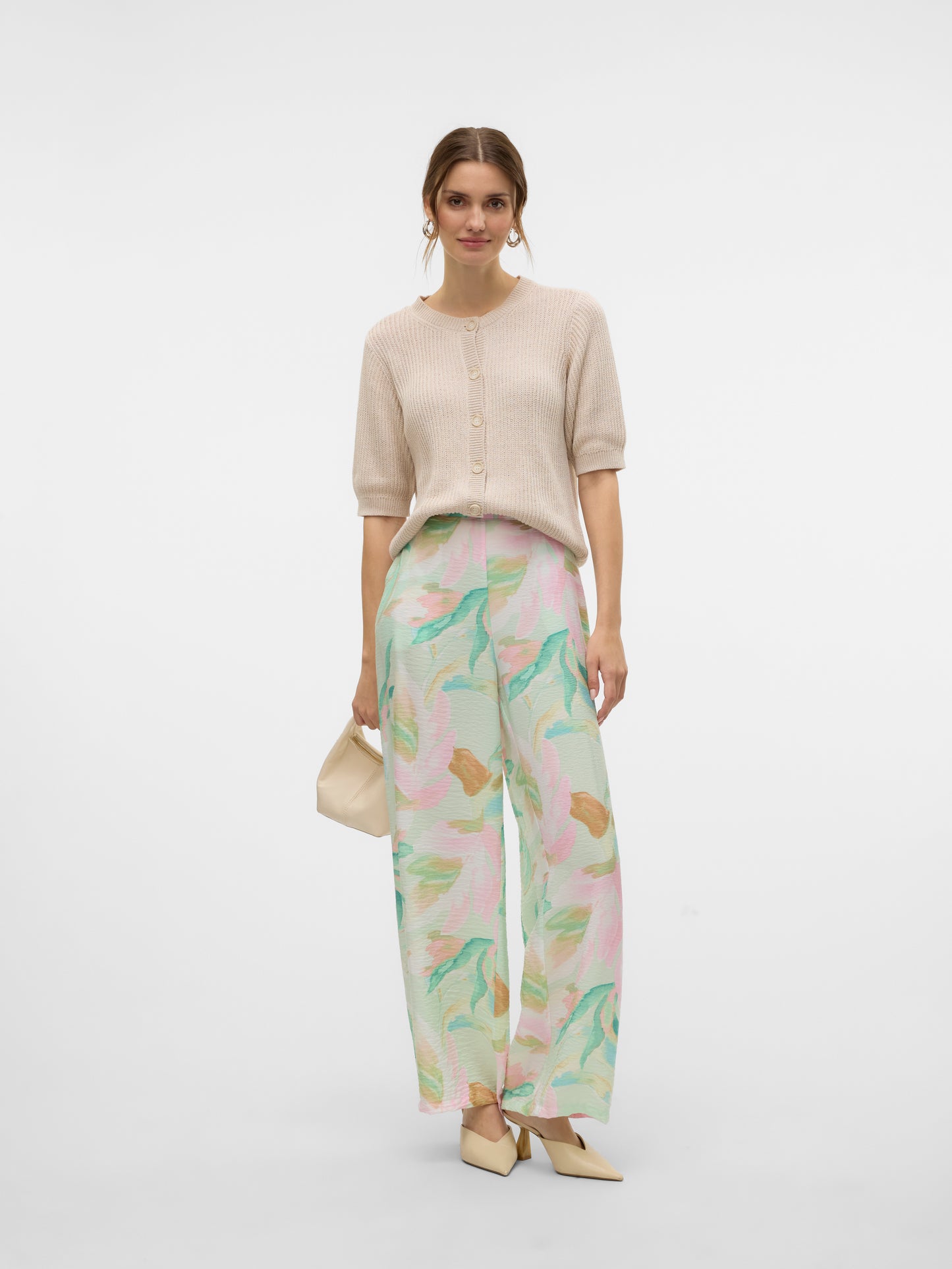 VMJOSIE HW WIDE PANT WVN GA
