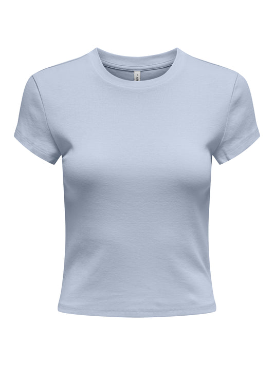 ONLELINA S/S O-NECK SHORT TOP JRS NOOS