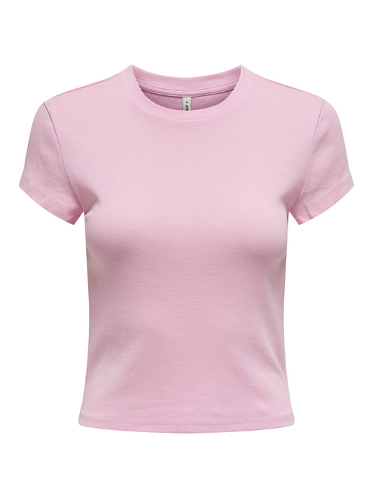 ONLELINA S/S O-NECK SHORT TOP JRS NOOS