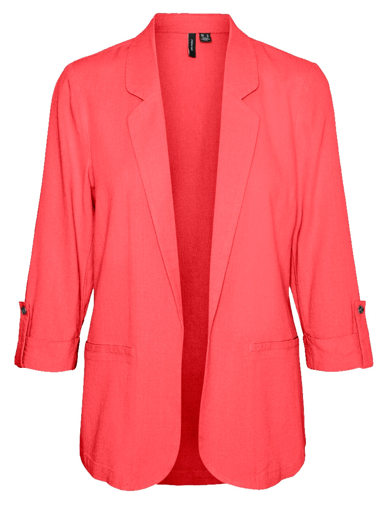 VMJESMILO 3/4 LOOSE BLAZER WVN GA NOOS