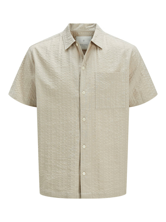 JPRCCEASTON SEERSUCKER S/S SHIRT LN