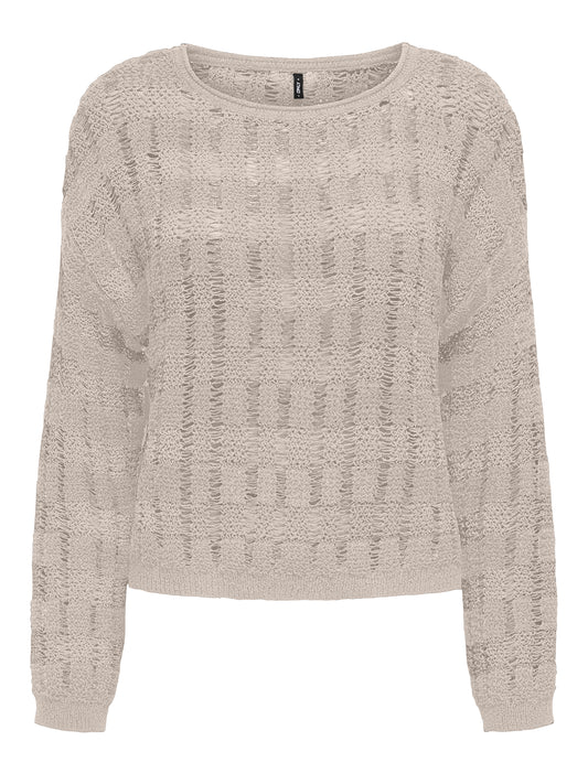 ONLCAPRI LS O-NECK CC KNT