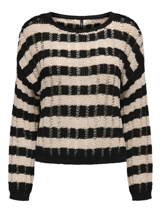 ONLCAPRI LS O-NECK CC KNT