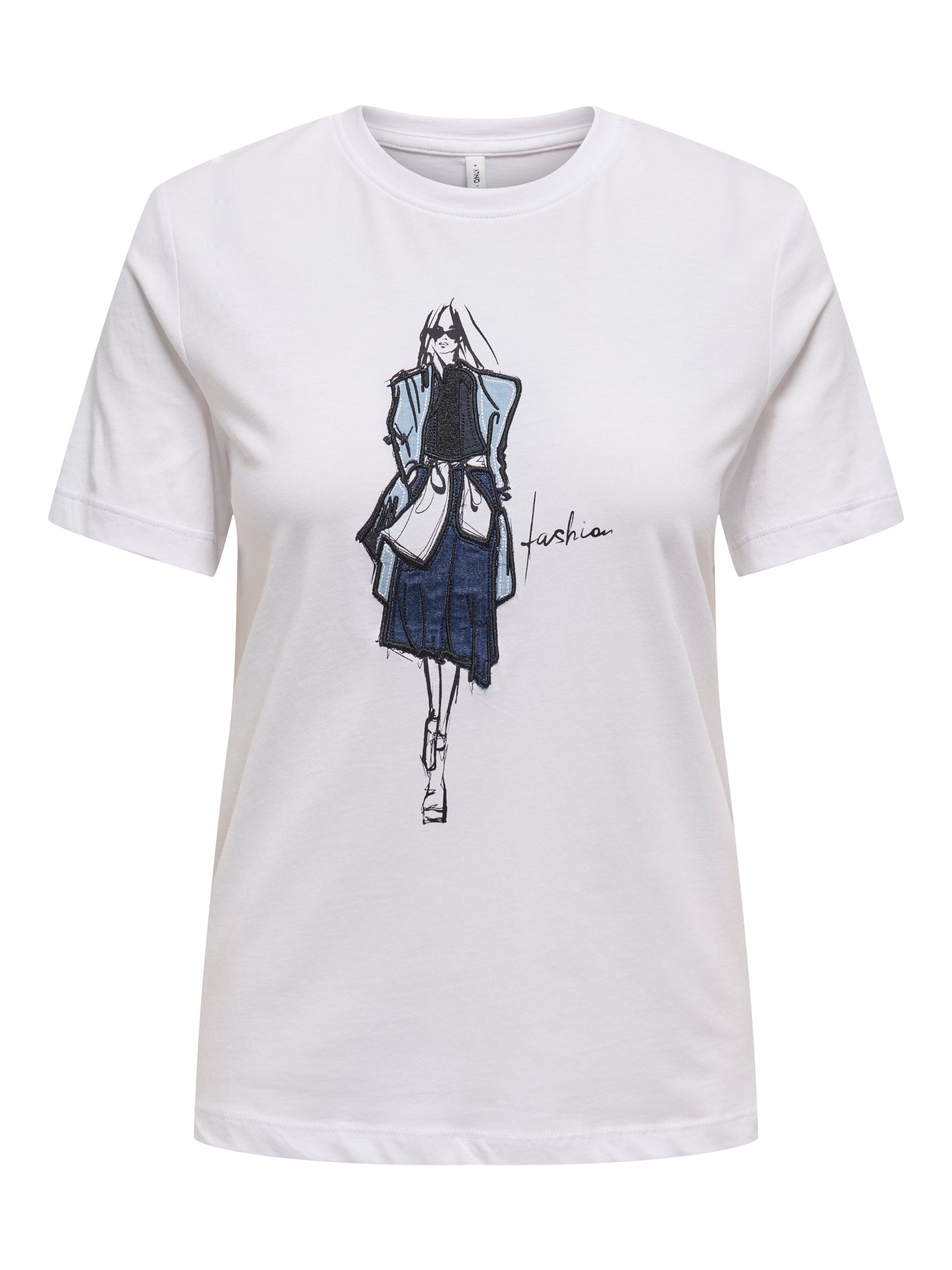 ONLEMMA LIFE REG S/S LADY TOP JRS