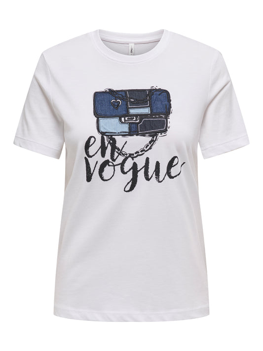 ONLEMMA LIFE REG S/S LADY TOP JRS