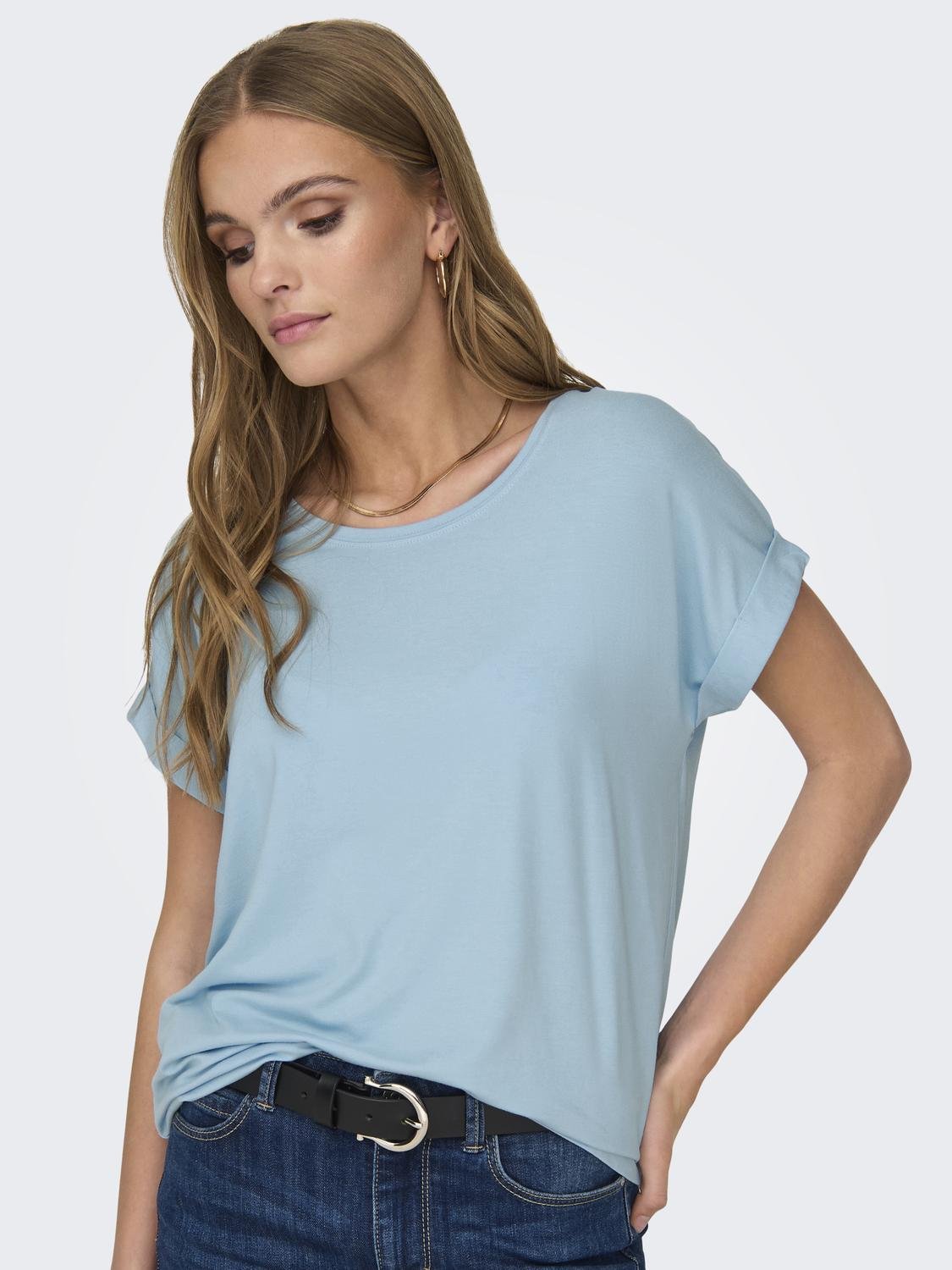 ONLMOSTER S/S O-NECK TOP NOOS JRS