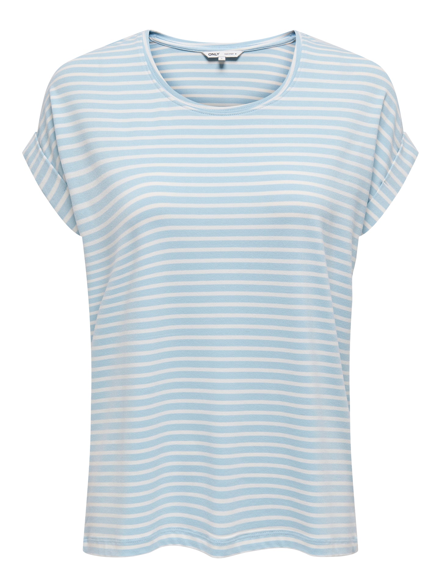 ONLMOSTER STRIPE S/S O-NECK TOP JRS NOOS