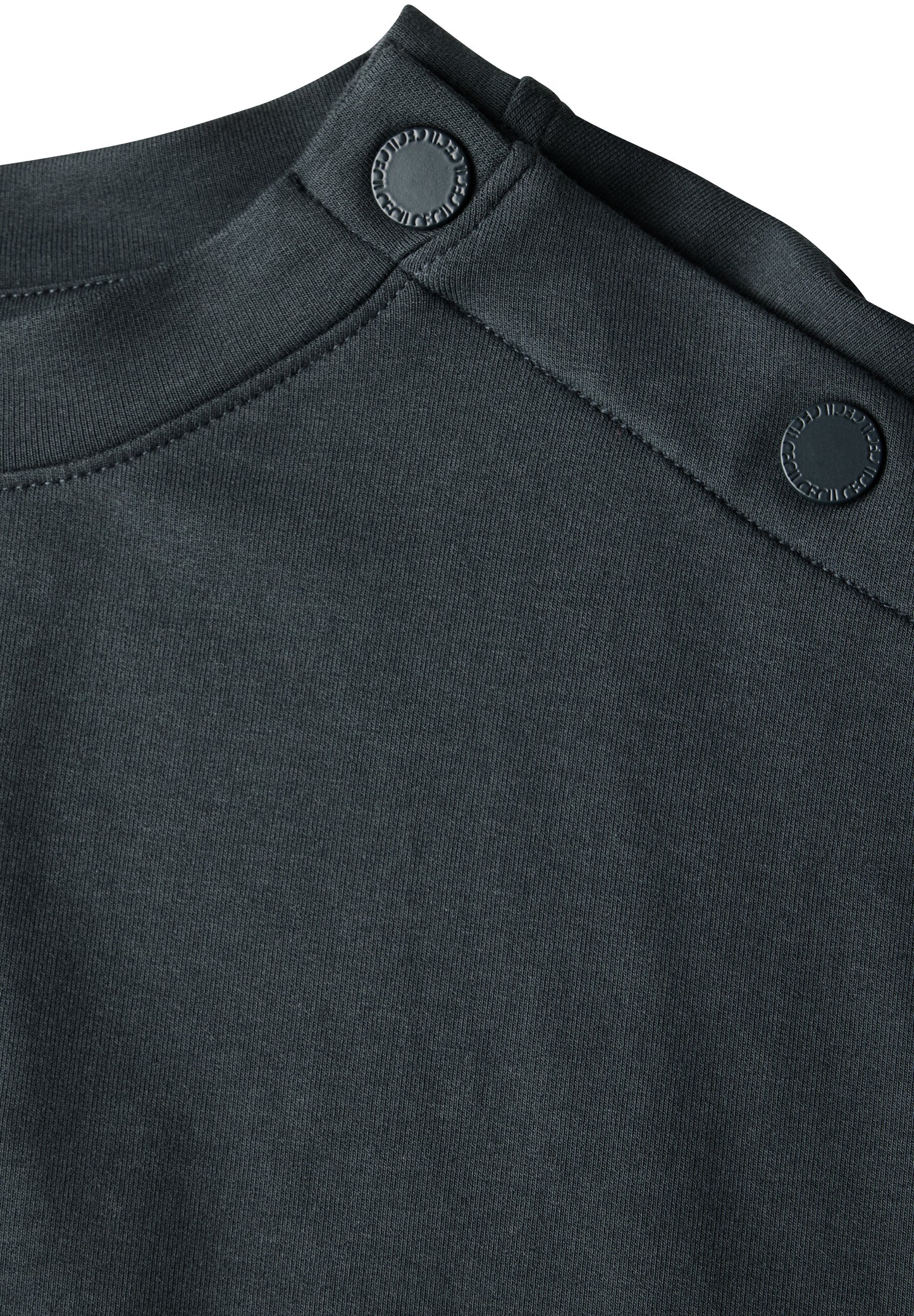 T-Shirt mit Knopfdetail