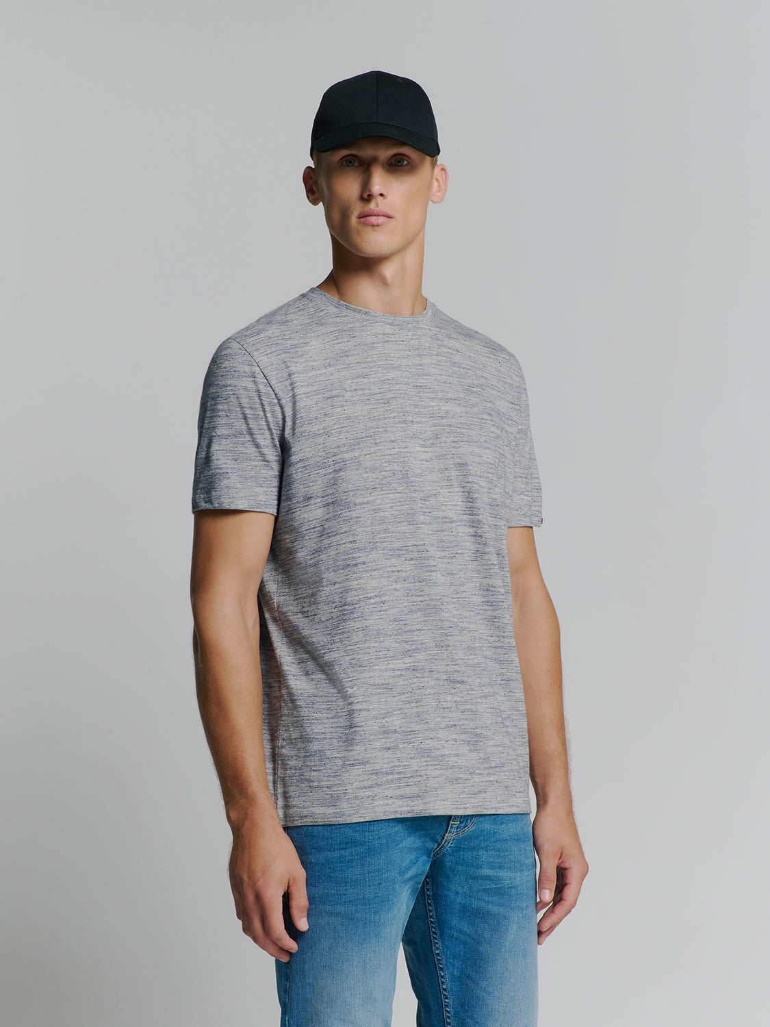 T-Shirt Crewneck Multi Coloured Melange