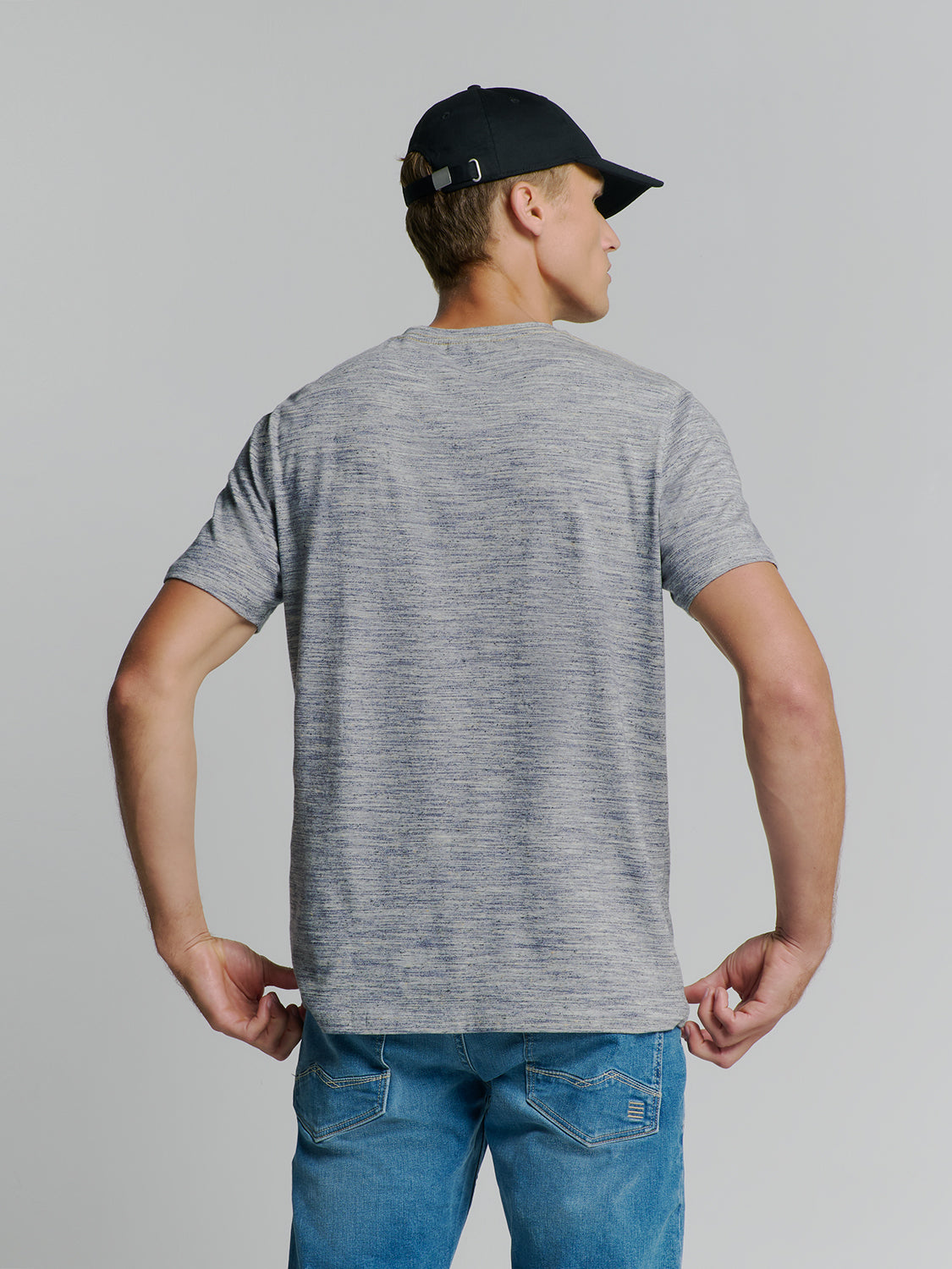 T-Shirt Crewneck Multi Coloured Melange