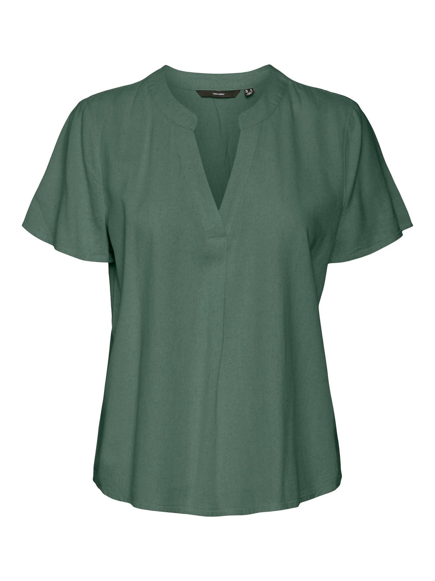 VMMYMILO SS V-NECK TOP WVN GA