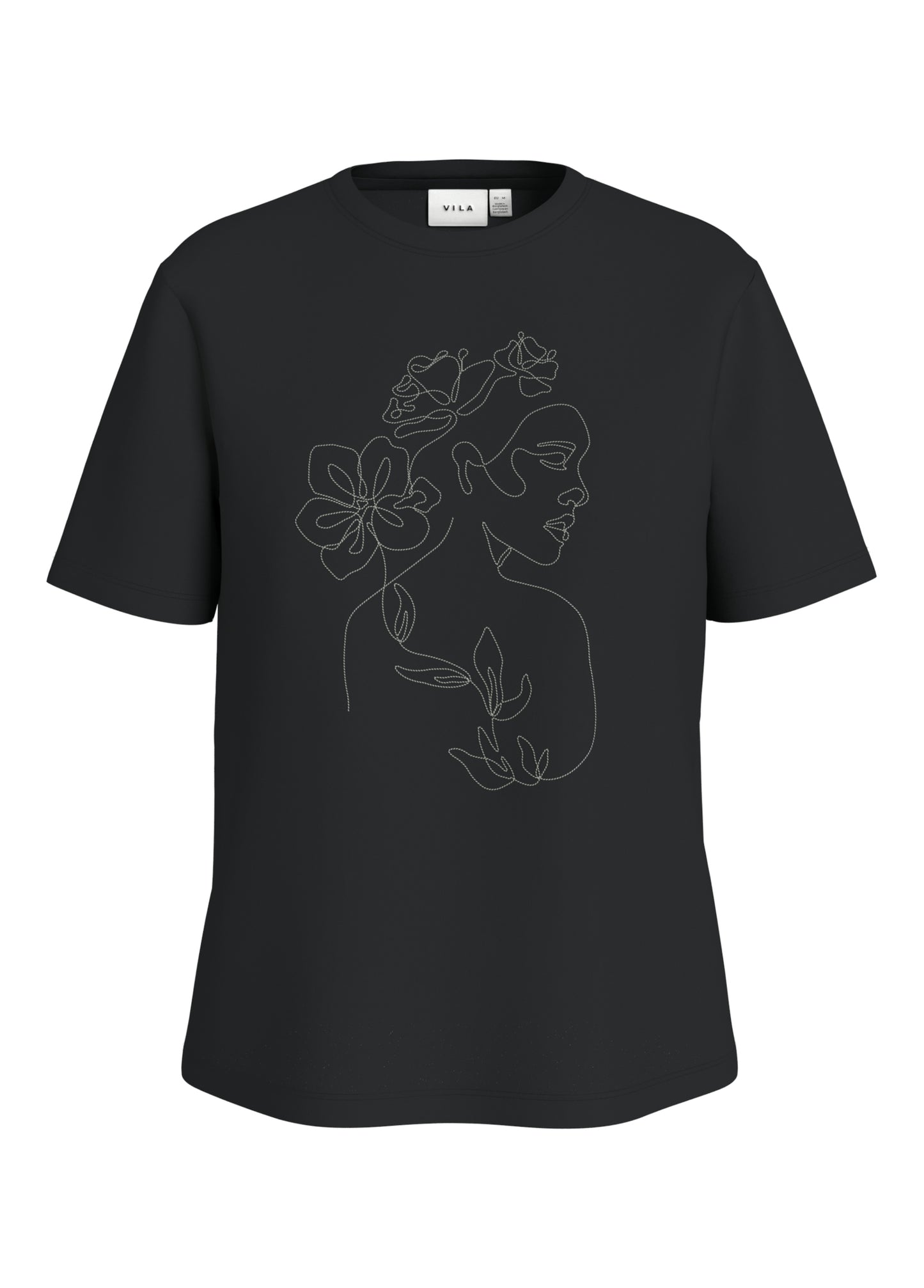 VISYBIL STICHED S/S O-NECK T-SHIRT/LC
