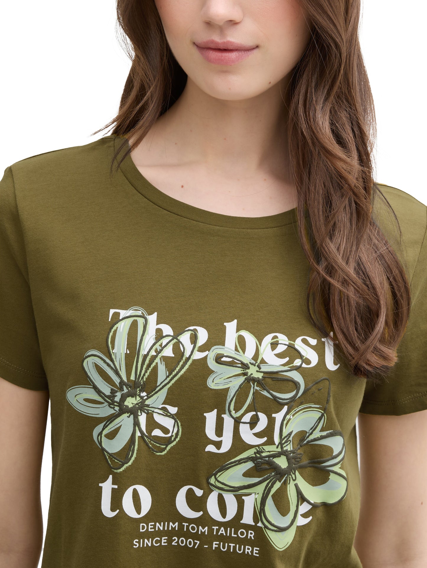 T-Shirt mit Blumen-Print