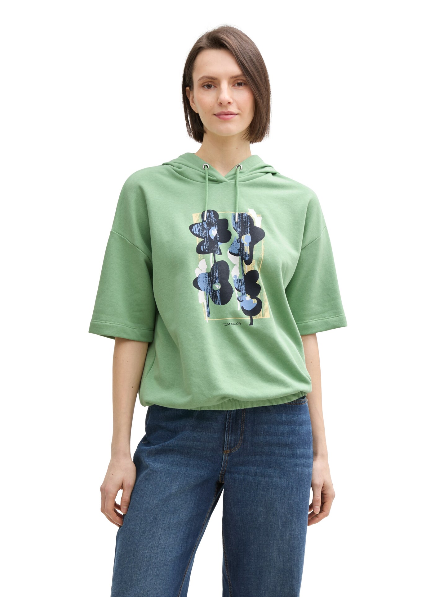 Hoodie Sweatshirt mit Print