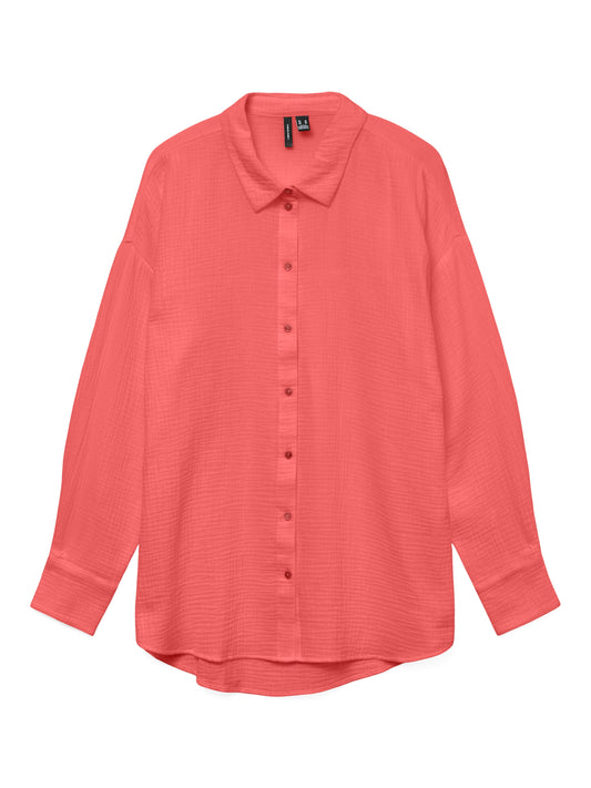 VMNATALI NIA LS LOOSE SHIRT WVN GA NOOS