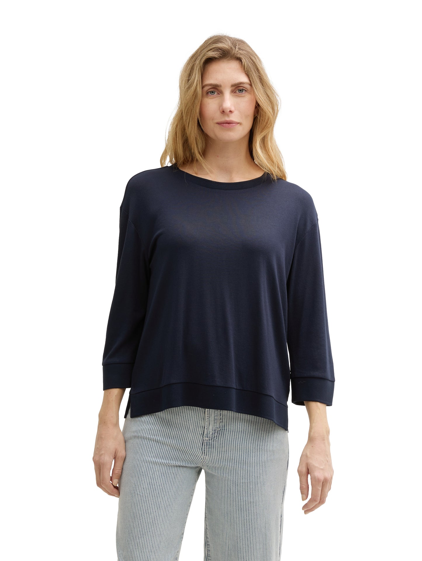 Langarmshirt mit Rundhalsausschnitt