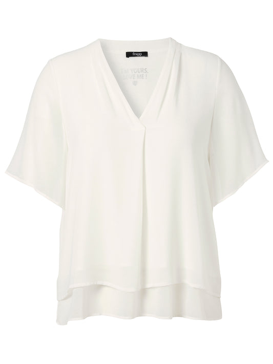 Bluse V-Ausschnitt 1/2 Arm
