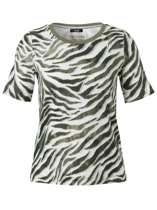 T-Shirt Rundhals 1/2 Arm Druck