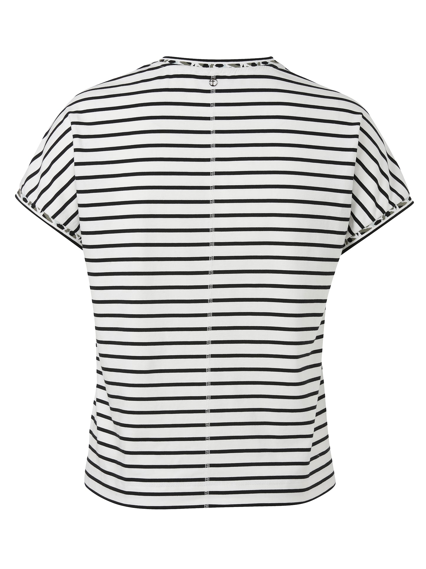 T-Shirt Rundhals ohne Arm Ringel