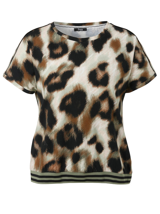 T-Shirt Rundhals ohne Arm Druck