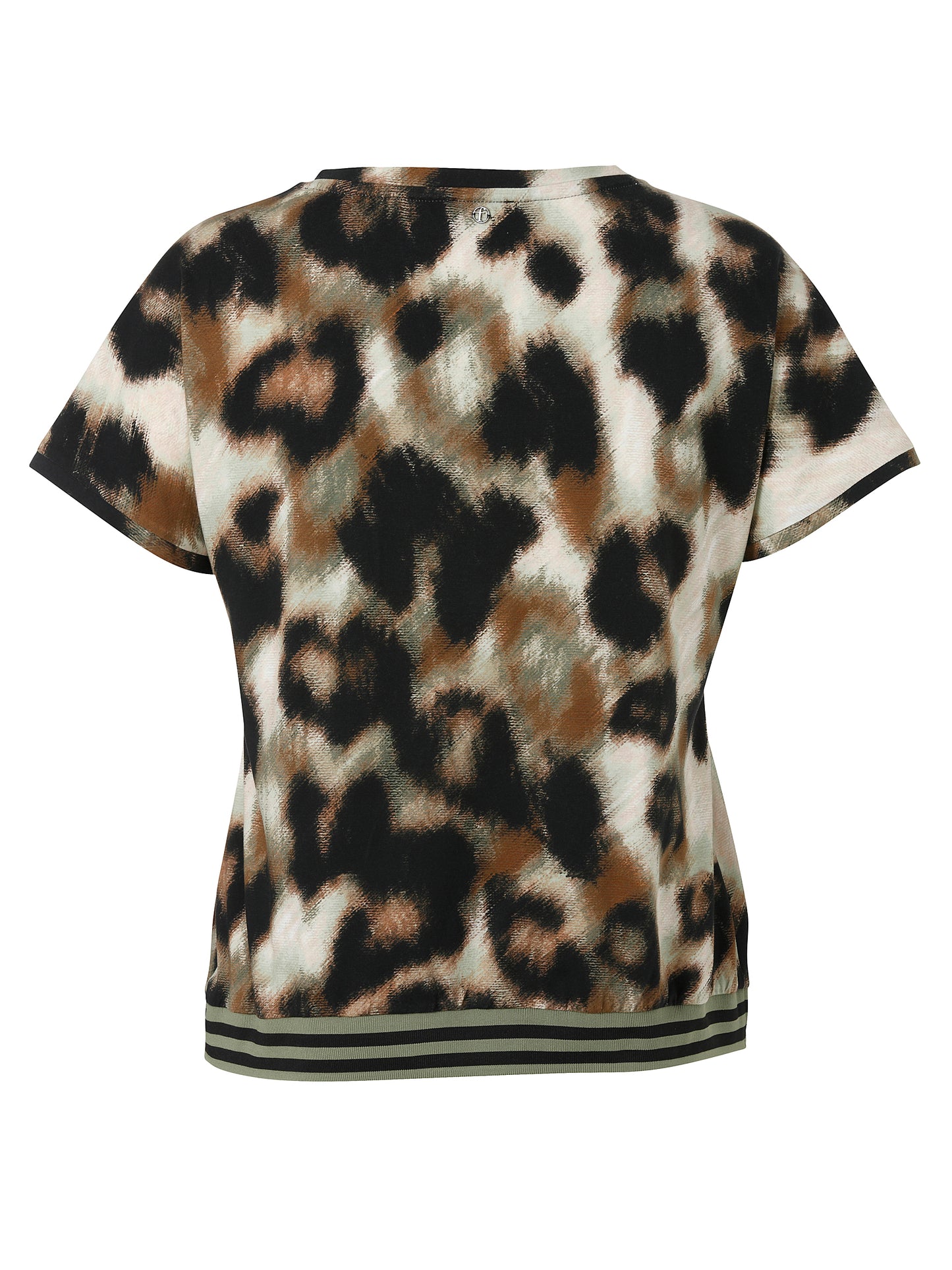 T-Shirt Rundhals ohne Arm Druck