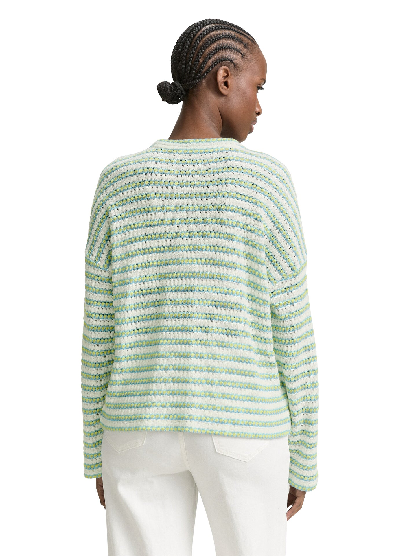 Sweatshirt mit Streifenmuster