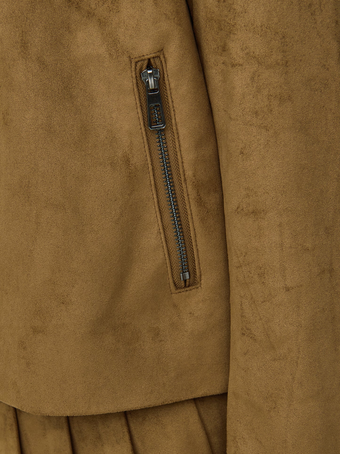 ONLTULIP FAUX SUEDE ZIP JACKET OTW