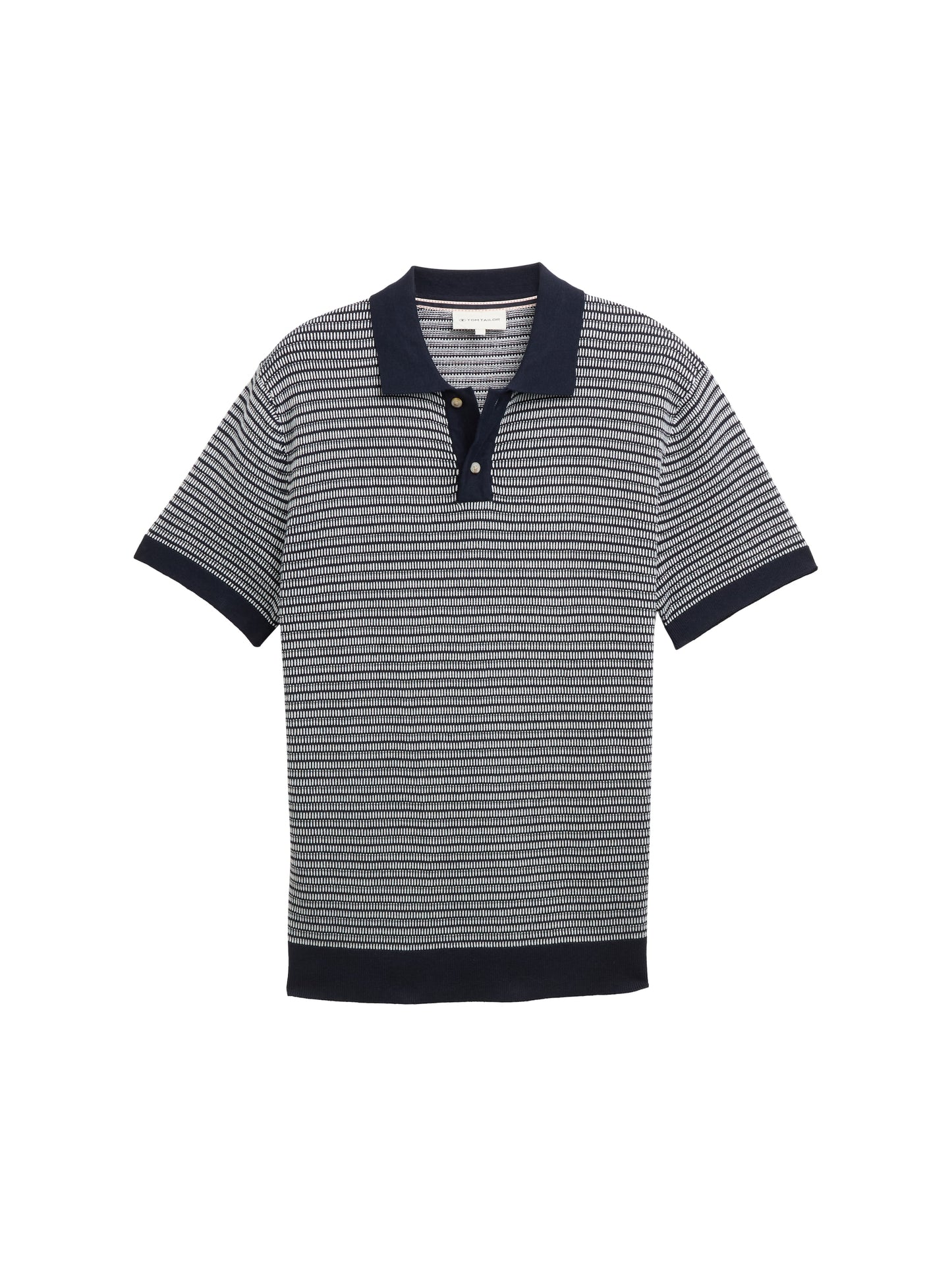 Strick-Poloshirt aus Baumwolle