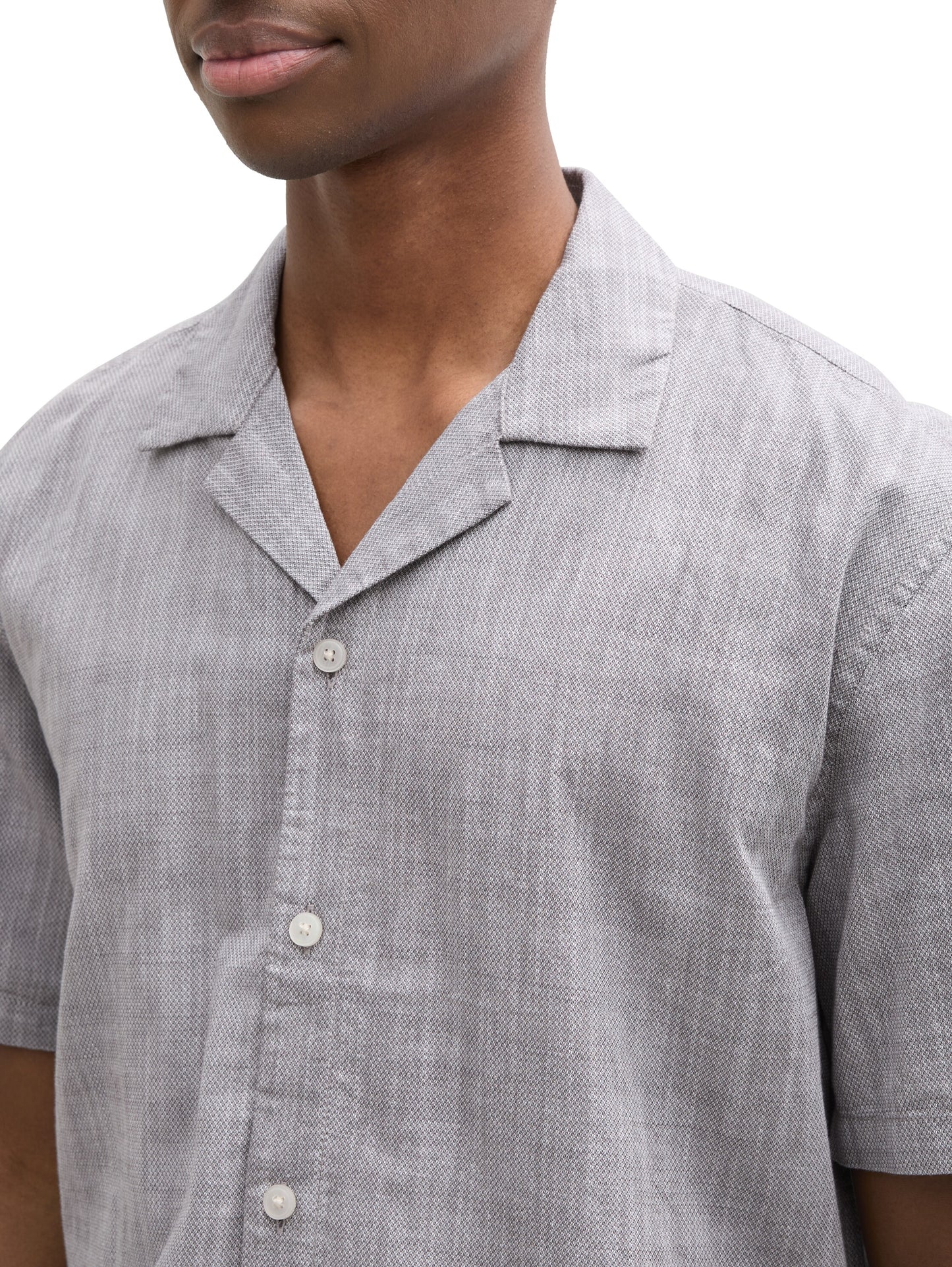 Relaxed Fit Kurzarmhemd aus Baumwolle
