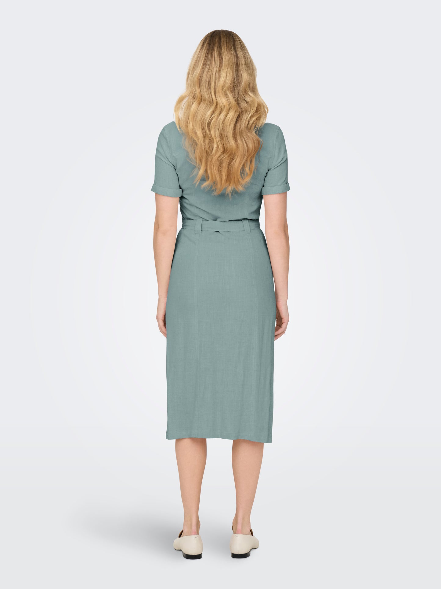 ONLSIESTA SS LIN BL SHIRT DRESS PNT NOOS