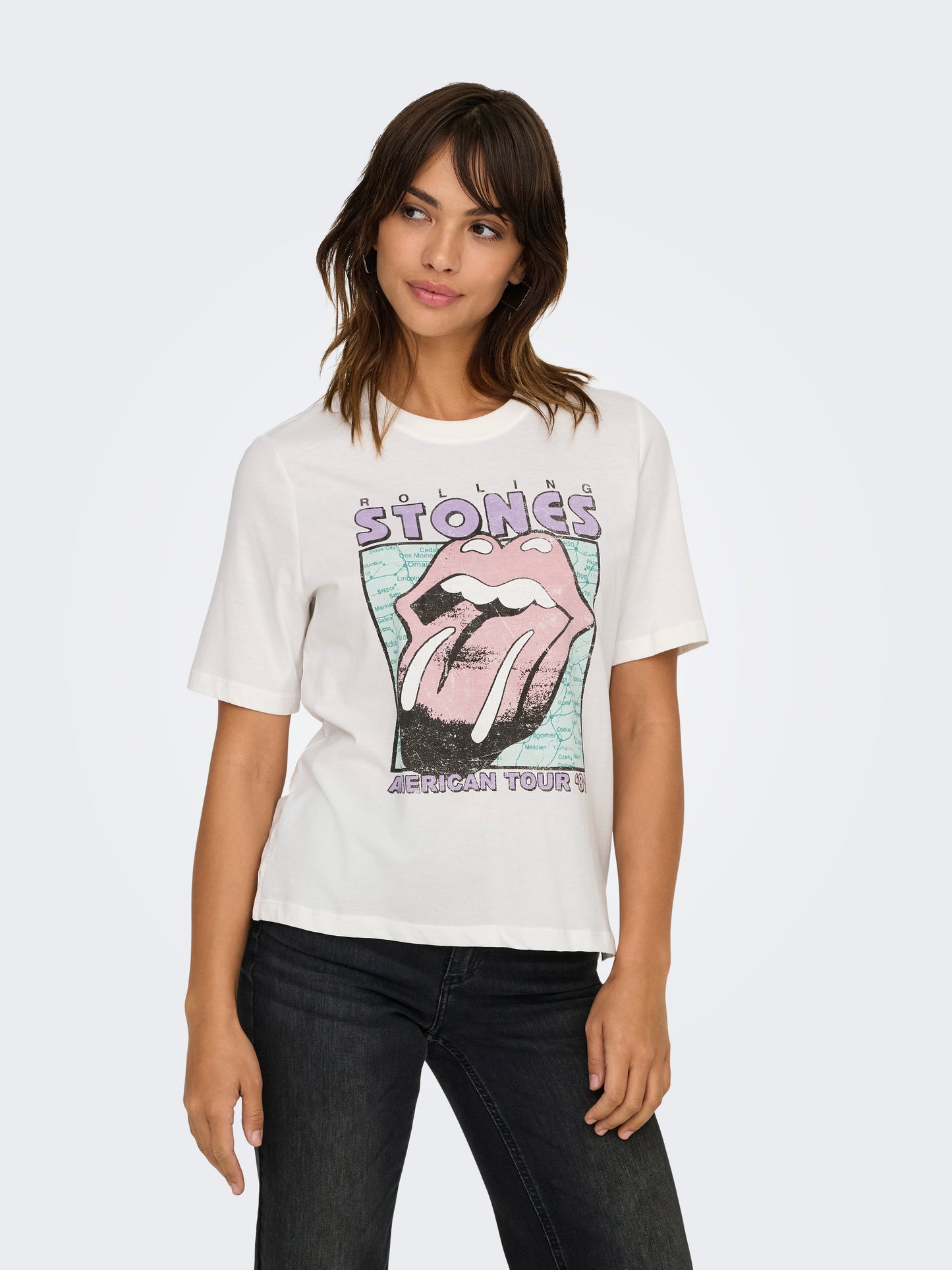 ONLROLLING STONES LIFE S/S TOP BOX JRS