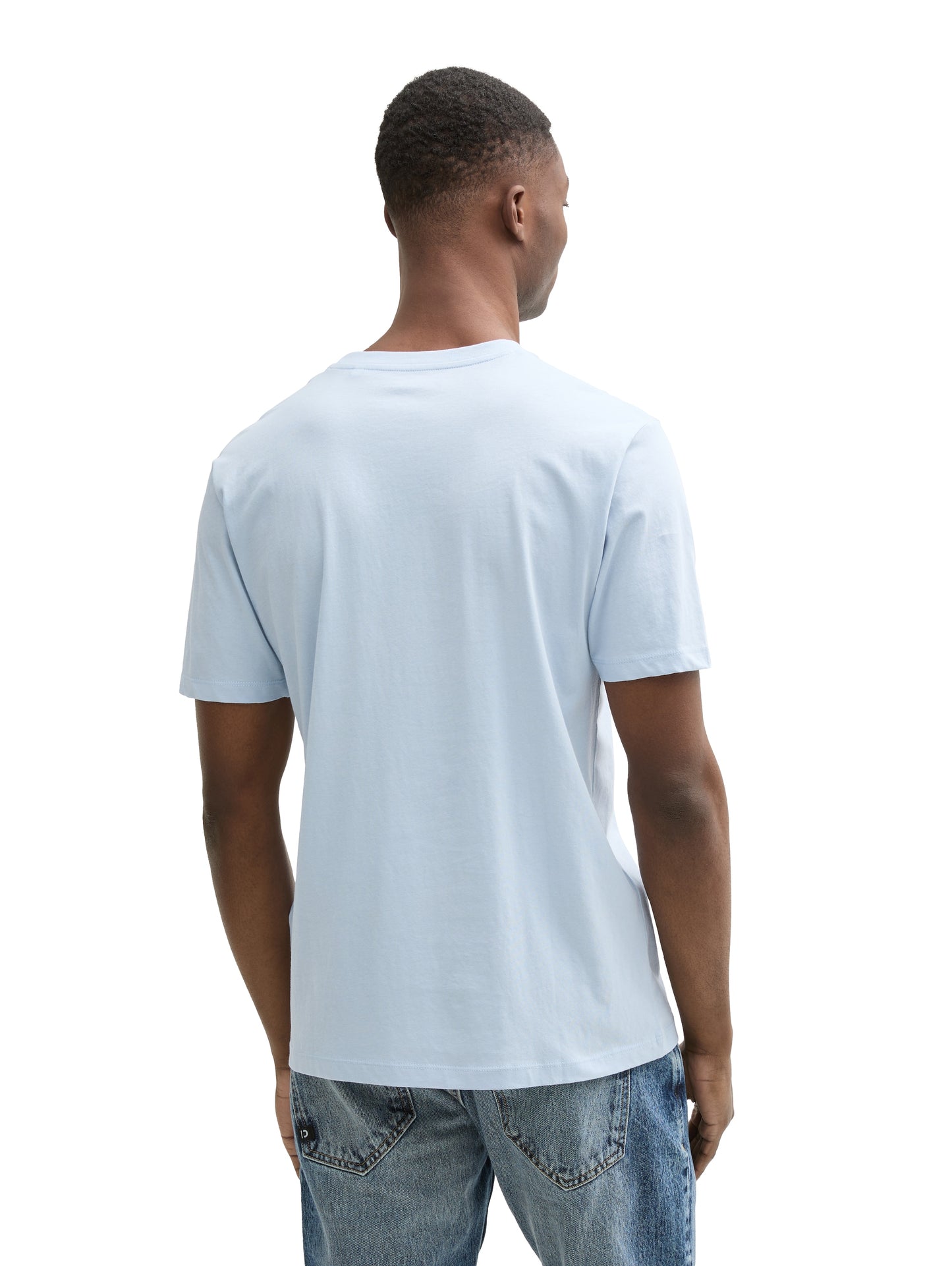 Basic T-Shirt mit Logo-Print