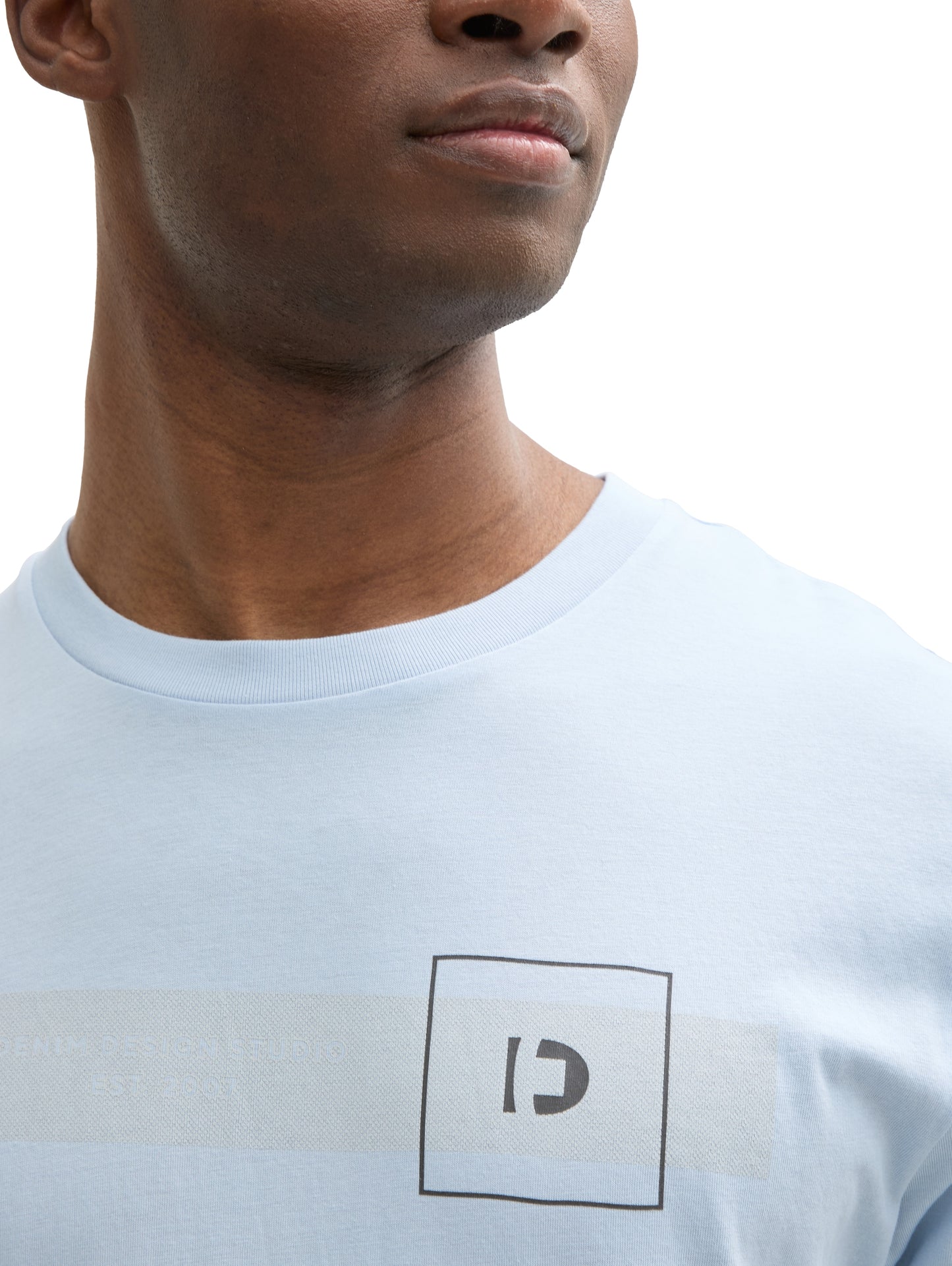 Basic T-Shirt mit Logo-Print