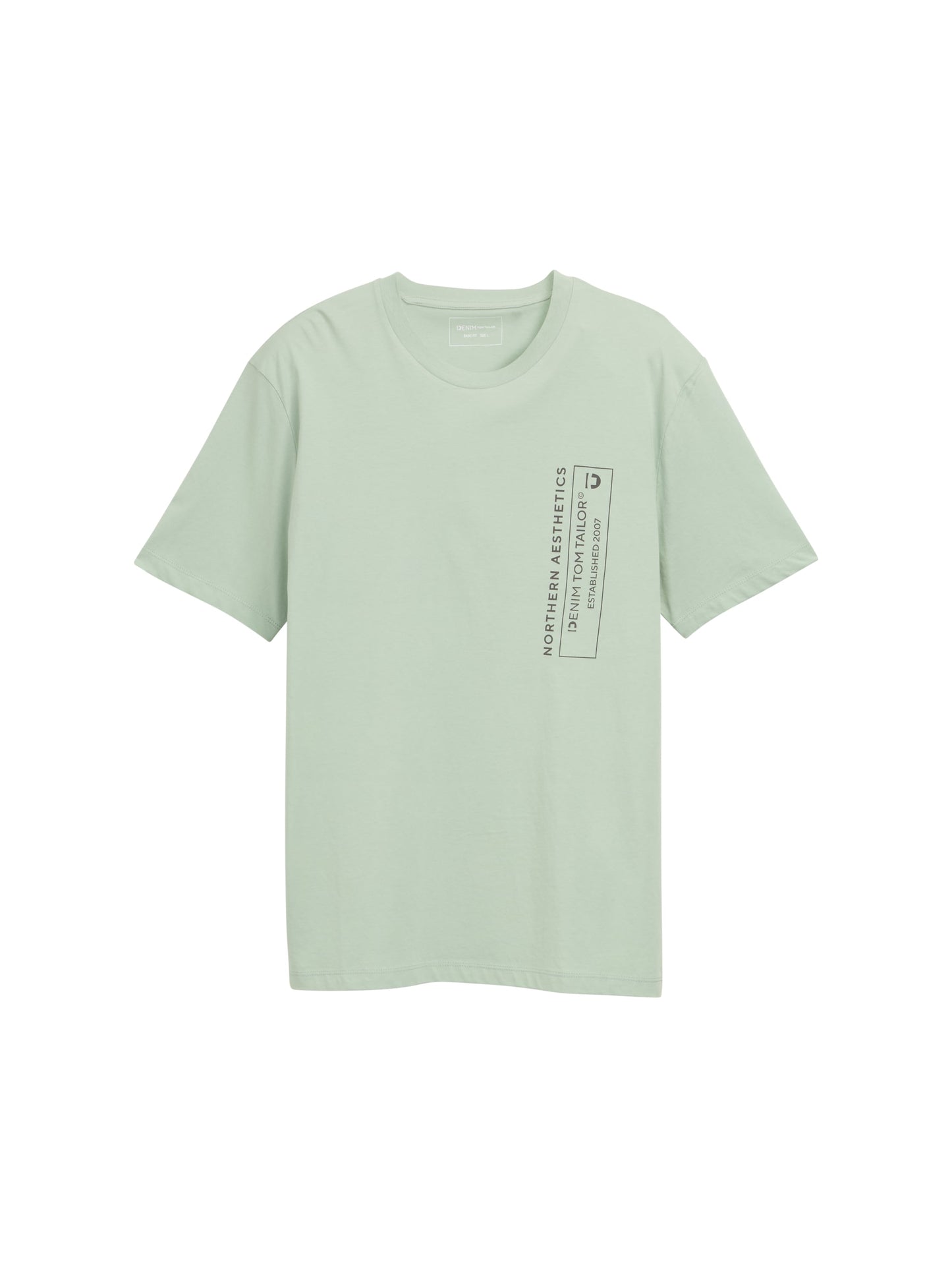 Basic T-Shirt mit Logo-Print
