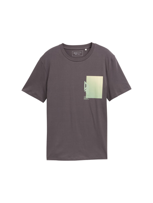 T-Shirt mit Print aus Baumwolle