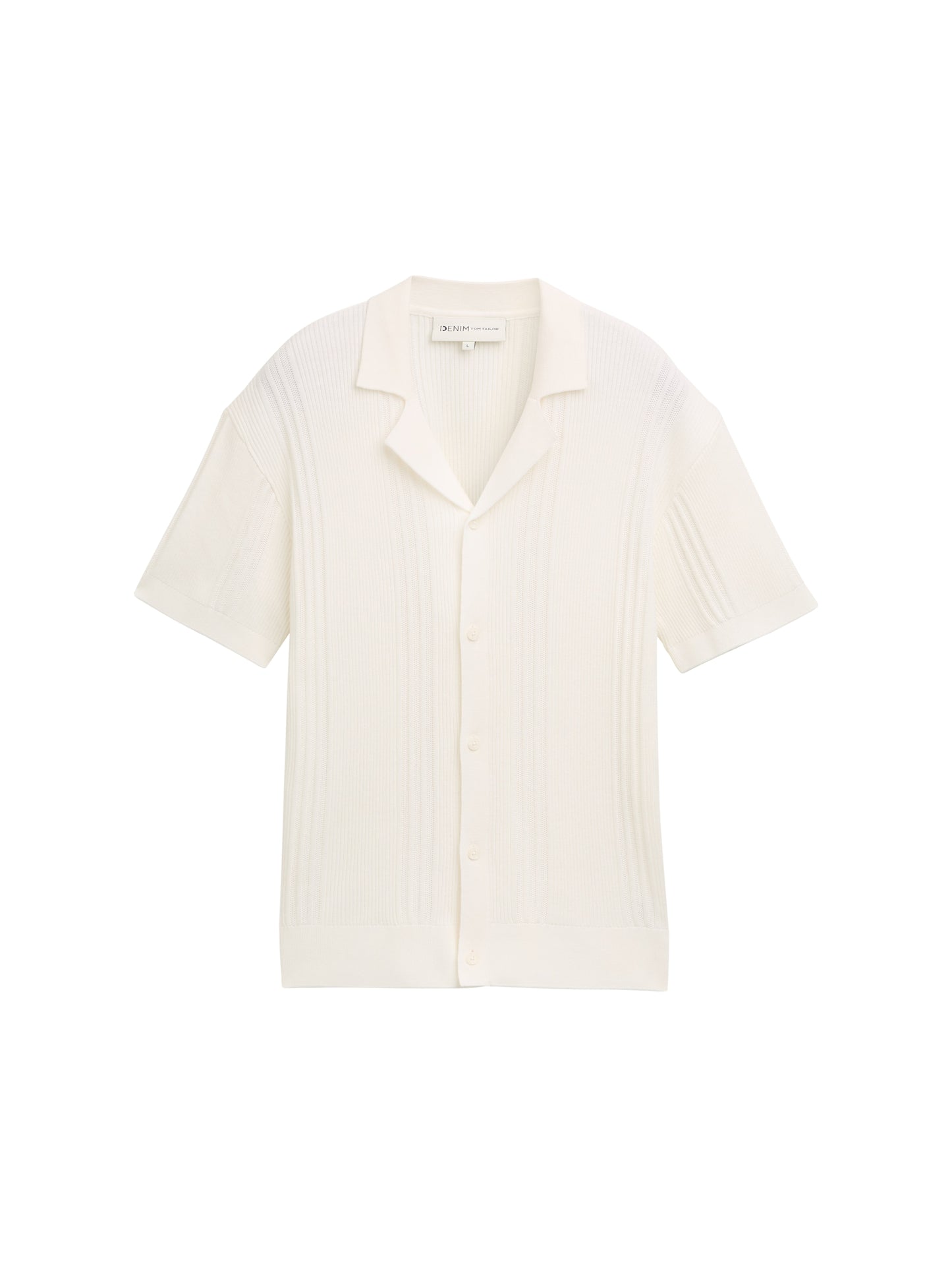 Relaxed Fit Strickhemd im Polo-Look