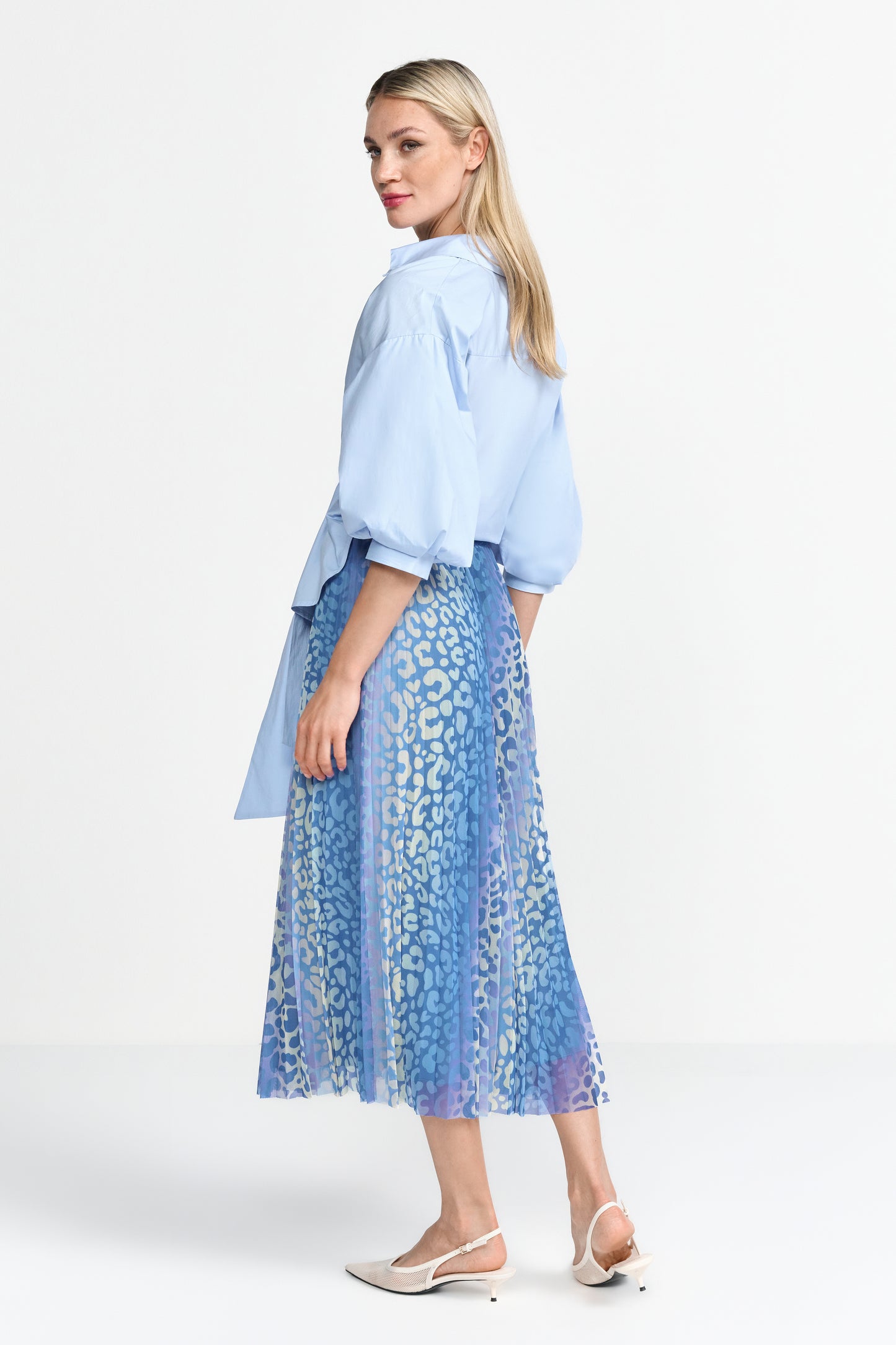 Printed Tulle Skirt
