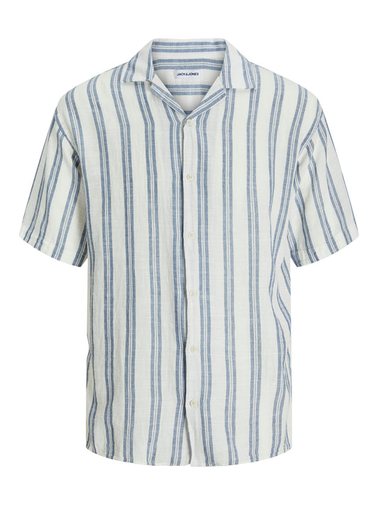 JJEENZO STRIPE RESORT SHIRT SS SN