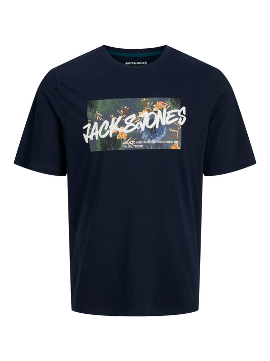 JJHAWAII SHAPE TEE SS CREW NECK LN