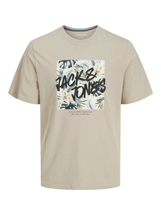 JJHAWAII SHAPE TEE SS CREW NECK LN