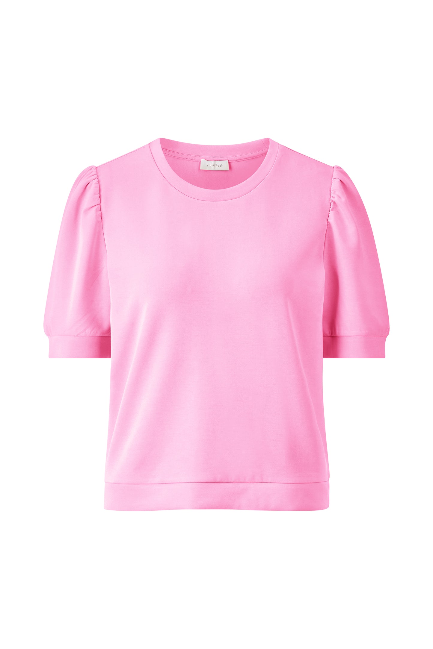Scuba Shirt with Puff Sleeves