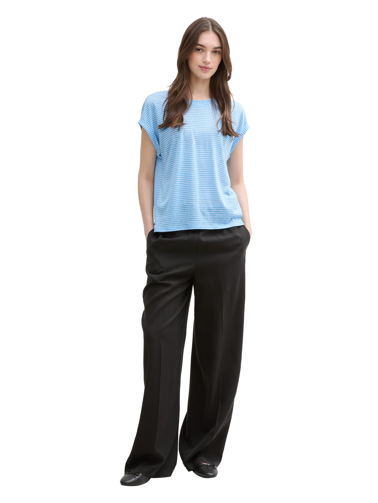 T-Shirt mit Streifenmuster