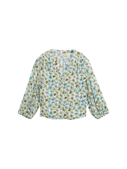 Loose Fit Bluse aus Viskose