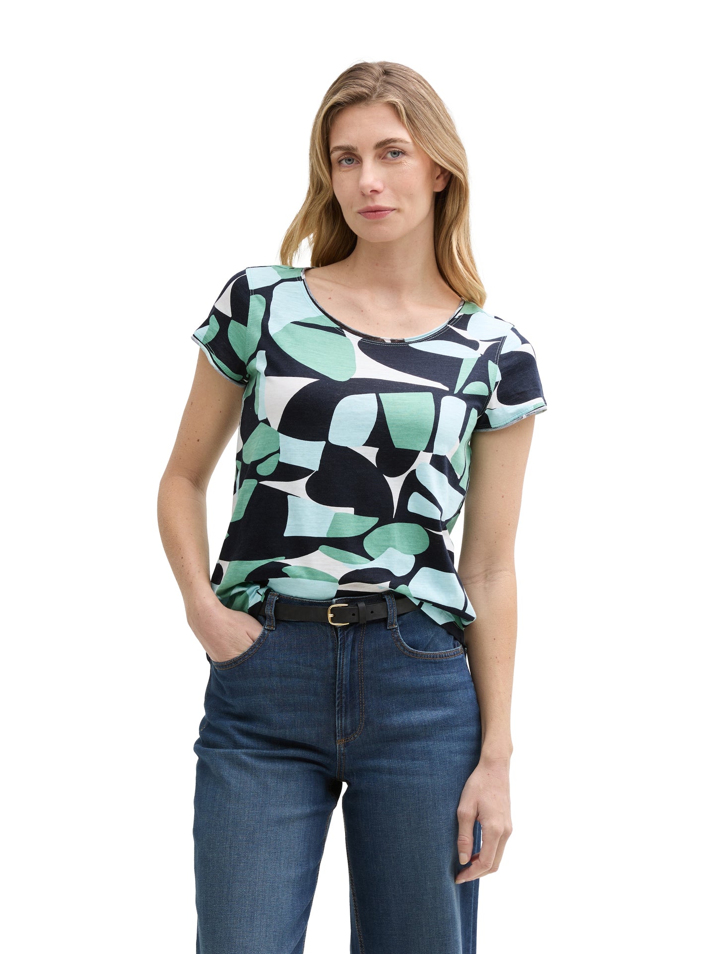 T-Shirt mit Rundhalsausschnitt