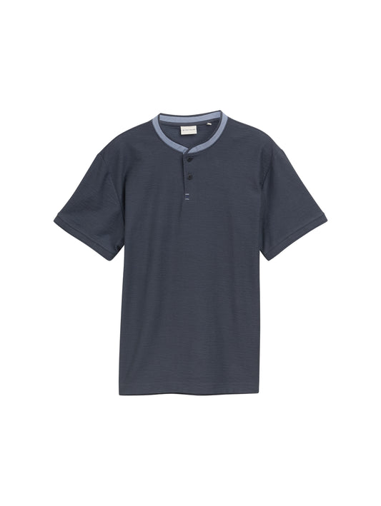 Poloshirt mit Stehkragen