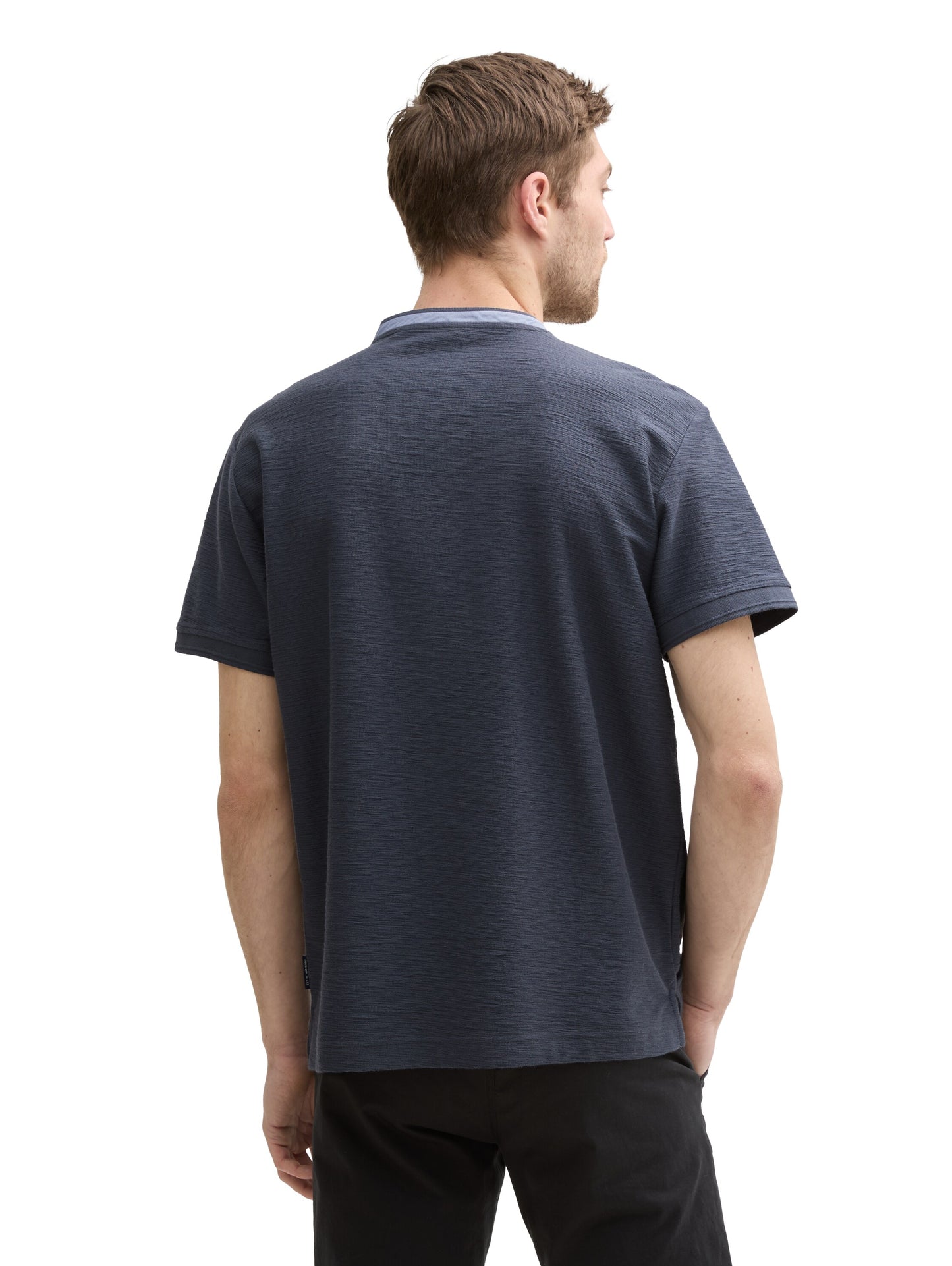 Poloshirt mit Stehkragen